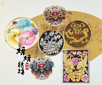 Su embroidery applique embroidery Hanfu clothes flower stickers patch hand embroidered DIY patch finished
