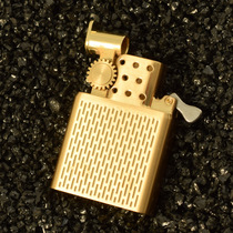 ZIPPO kerosene lighter DIY custom universal liner movement accessories Zorro 902 cover Middle cover 515 gold