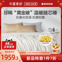 Mercury home textile cotton jacquard winter quilt household antibacterial mulberry silk quilt single double winter cold warm quilt core
