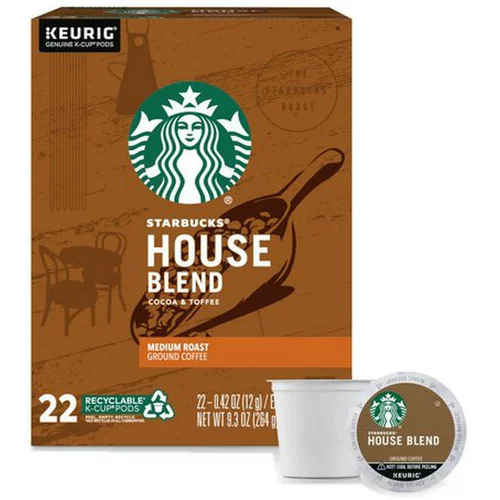 Импортированные US Starbucks KCUP Умеренный жареный дом капсула Coffee Keurig Machine 22 коробки для 22