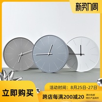  Diskai Japan imported Lemnos Nordic simple Dandelion wall clock wall watch silent movement without mirror