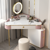 Dresser light luxury 2021 new rock board modern simple bedroom small net red ins wind corner makeup table