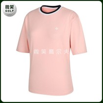 Special 2021 summer new Korean GOLF suit ladies RENOM * round neck short sleeve T-shirt GOLF
