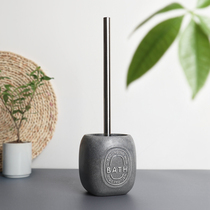 Toilet brush set Nordic light luxury toilet brush no dead corner toilet cleaning brush with base household artifact