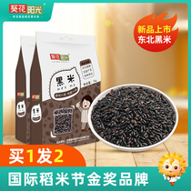 Sunflower sunshine black rice Five grains Babao porridge rice 1000g Northeast black rice Wumi porridge