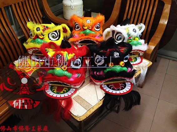Super Value Children's Lion Dance Lion Head Awakening Lion Popular Jewelry Handicraft Toy Show of Chinese Heritage Crafts 6 inches