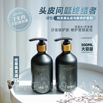 Salon grade wash and protect Korea 1FLR Black Warrior high concentration nourishing shampoo conditioner refreshing oil control