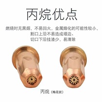 Oxygen acetylene propane all copper cutting nozzle stainless steel cutting nozzle 30 Type 100 type