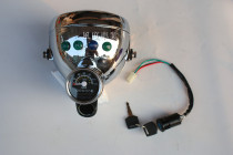 Spot little monkey Pelican motorcycle Jialing 70 retro headlight assembly with meter Little Golden Boy CG Giraffe