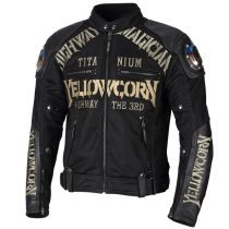 Japan summer titanium alloy drop-proof Harley riding suit mesh breathable racing suit motorcycle motorcycle jacket black and white