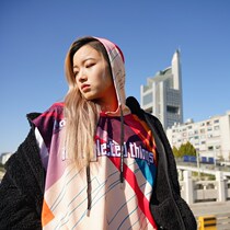 ant New kaleidoscope color trend custom quick-drying waterproof hooded sleeveless basketball sports training apiece