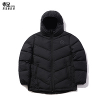 Li Ning Men Down Jacket 2021 Winter Sports Leisure Windproof Warm Hooded Jacket AYMP075