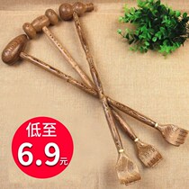 Massage hammer Massage stick Back hammer meridian shoulder and neck beating and slapping stick Wooden back beating device Small artifact of the whole body