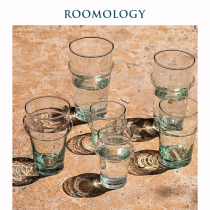 Roomology Morocco Imports Classic Handmade Glass Water Cup Juice Cups Coffee Cup Teacup Wine Glasses