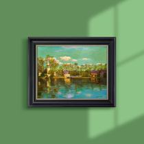 Day travel painter Jung Nangqi (outside Versailles) limited edition not framed