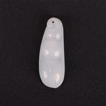 (Morning Market) Jadeite Fortune Bean Pendant with Appraisal Certificate Collection Gift QD-1204