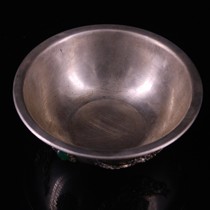 Gem inlaid gilt bowl-DZ6324