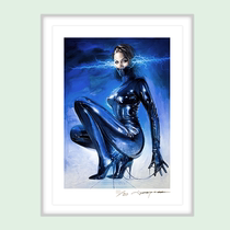Trend Art Kong Shanji Lightning Girllimited edition print fidelity out-of-print with certificate in stock