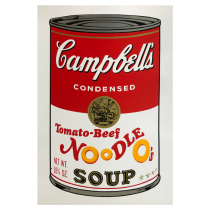 Poly recommends Andy Warhol Campbell Soup 11 61 screen printing trend art