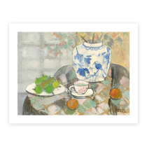 (New Product Special) Famous Chinese Painting Artist Yuan Ye (Blue and White) Signature Limited Edition