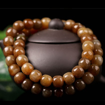 68 42g Hetian jade necklace sugar pigment hanging chain necklace round