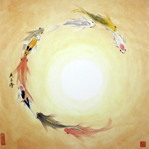 (time-limited bottom price pick-up) National level fine art division certified painter Wu Liangtao (situation) limited edition painting