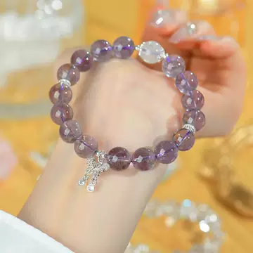 ⭐︎最終値下げ！新品！水晶&紫水晶念珠⭐︎ 纯天然水晶紫水晶-纯天然水晶紫水晶促销价格、纯天然水晶紫水晶