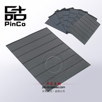 Stamps collection Book of pages Mailbook loose-leaf inner core double protection thickened 300g bifacial black cardboard black bottom 7 rows
