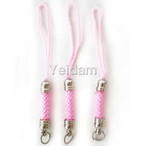 South Korea Ye single mobile phone rope mobile phone chain Pink cross stitch double-sided embroidery accessories 1 2 yuan 1