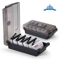Jelis large capacity business card box storage box desktop large batch storage classification sorting box member storage box