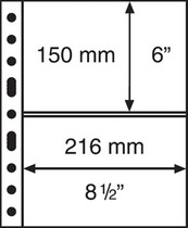 * Full * German Lighthouse-G Series 2 lines transparent loose leaf (for pmg rated banknotes)