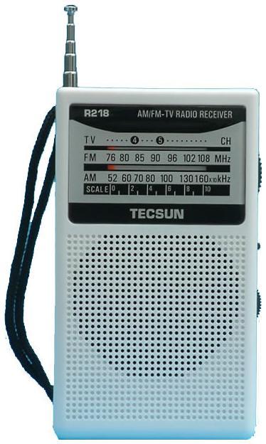 Tecsun/Desheng R-218 Radio All-band Old People Portable Mini-Semiconductor Old Pointer Small Broadcasting Walkman Player R909 for Old People