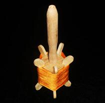 Weifang kite reel reel wire disc wooden kite flying tool with 50 meters