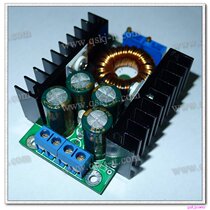 Adjustable power supply module 12A step-down 24V to 12V LED Drive with constant current charging with charging indication