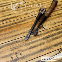 (Java teak) true color heavy bamboo hand scraping antique lock heavy bamboo floor-suitable for Geothermal