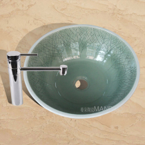 Jingdezhen hand wash basin Art basin Fashion sanitary ware carved promotion bathroom hand wash basin
