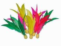 High elastic rotating board badminton three hair ball cricket 1 yuan each sunshine sports device