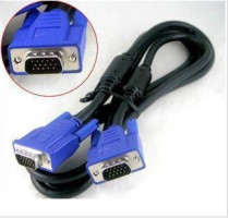 Wholesale 1 5m(3 5) blue head VGA cable for pin Display projector TV cable