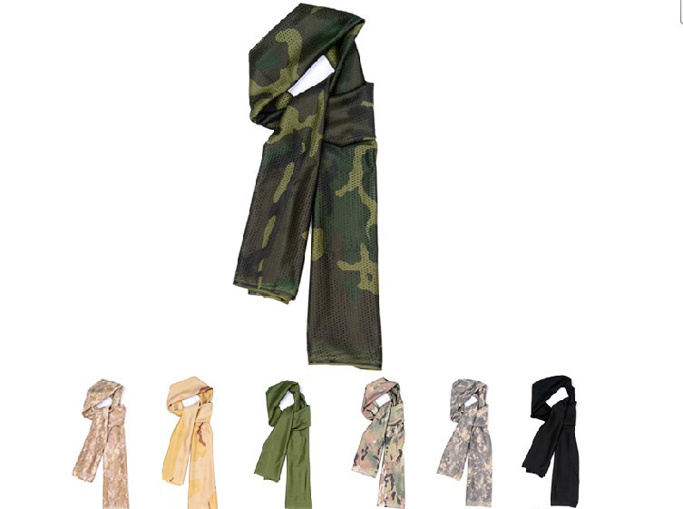 Multipurpose camouflage net scarf camouflage net scarf scarf scarf scarf scarf neck camouflage scarf dust-proof mosquito scarf