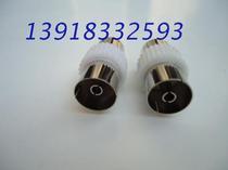 Cable TV Line plug Radio Frequency Double TV Notre Dame Dual-pass RF Mother-to-TV pair-to-joint adapter