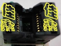 Dedicated high-quality gold-plated wide-body SOIC16 adapter SOP16 programming programming brushing conversion IC test seat