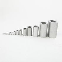 10mm wire rope oval aluminum sleeve single hole aluminum sleeve wire rope chuck chuck aluminum joint aluminum buckle