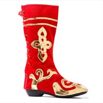 New adult childrens national dance boots) National dance boots) Mongolian dance boots) Tibetan dance shoes Xinjiang dance boots