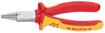 Imported German KNIPEX 1000V insulated round nose pliers (for forming wire loops) 22 06 160