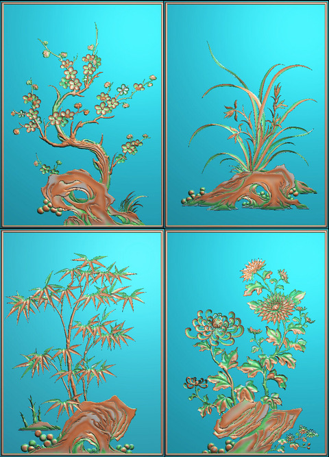 梅兰竹菊四君子精选和梅兰竹菊四君子品牌价格与图片-淘宝商品网