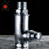 A nest flush valve full Copper stool urine squatting toilet flush valve hand press delay flush valve B- 2