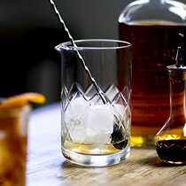 Japanese-style thick lead-free crystal glass with mouth muzzle transparent Shaker Snow Cup bartender eagle beak mixing cup