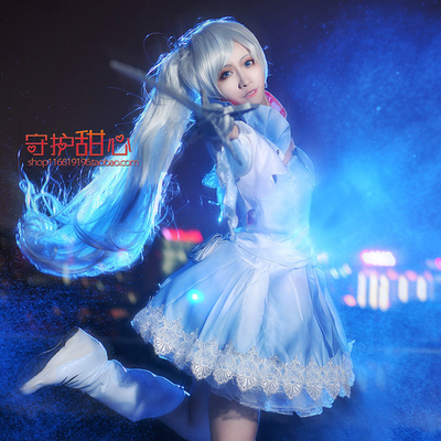 taobao agent Free shipping sweetheart home RWBY.WEISS SCHNEE Whitecosplay wig special offer