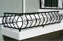 European Wrought iron Stair handrail Air conditioning fence Attic fence Villa corridor railing Building floor balcony fence