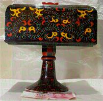 Physical store lacquer bean square bean lacquer box paint tube movie props wedding rental antique lacquer Wuhan